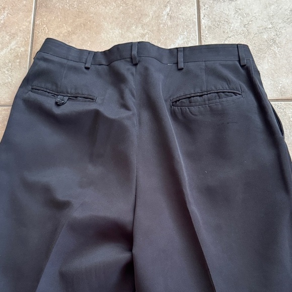 Haggar Men's Black Dress Pants - Picture 5 of 5
